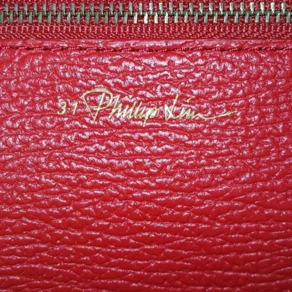 3.1 Phillip Lim Pashli Red Leather Backpack